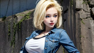 4K ดราก้อนบอลดอกไม้: การซ้อมจริงของ Android 18