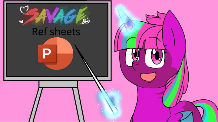 SAVAGE: Reference sheets Characters [Made with PowerPoint]