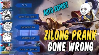 ZILONG PRANK GONE WRONG LAUGHTRIP 😂 - RANK - PRANK - GAMEPLAY - MOBILE LEGENDS