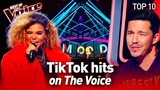 The biggest TIKTOK hit songs on The Voice | Top 10