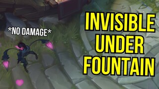 Invisible Under Fountain Bug | League of Legends