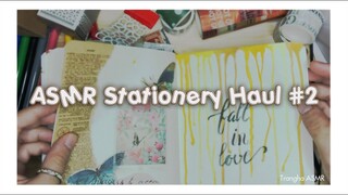 ASMR (không tiếng nói) Đồ trang trí bullet/art journal #2 | Stationery Haul (vietnamese)