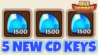 5 NEW Limited CD KEYS | Idle Heroes 2022