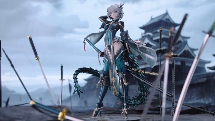 Dragon Girl + Samurai, whose XP is that? "My swordsmanship is engraved with the dragon soul on the b