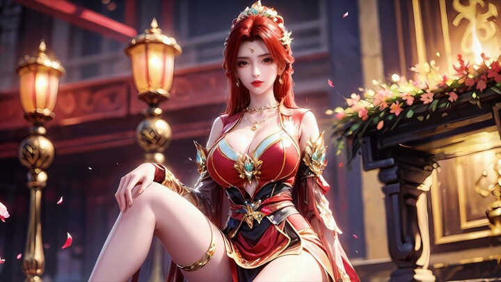 Pesona Kecantikannya Membuat Meng Cuan Tegang