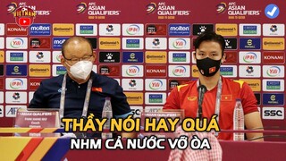 HỌP BÁO ĐT Việt Nam vs Australia: HLV Park Nói Cực Hay! NHM cả nước xúc động