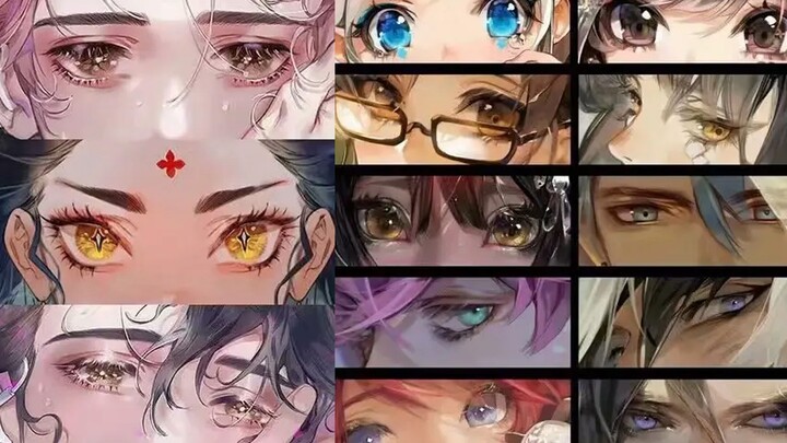 [Eye Tutorial] 95% of People Don’t Know This Eye Type Drawing Method! A Quick Tutorial for Beginners