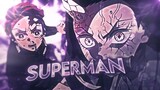 「Superman 🦸🔥」Tanjiro Kamado - Demon Slayer「AMV/EDIT」(+Project-File)
