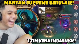 Mantan SUPREME LEOMORD Kembali BERULAH! Musuh PANEN COKLAT!! - Mobile Legends