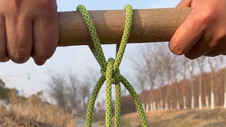 农村常用的拔桩结！