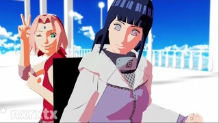 Despacito messy Mashup (Shape of You, Faded, Treat you Better) 【NARUTO MMD】HINATA*SAKURA