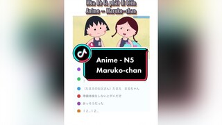 Đi biển thuiii aanime subfi hoctiengnhat LearnOnTikTok edutok n5 maruchan anime animevietsub