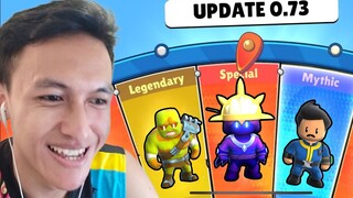 GACHA SKIN SPECIAL DI UPDATE 0.73 ?!! - STUMBLE GUYS