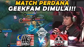 MATCH PERDANA GEEK DI M5!! LET'S GO GEEKFAM!! - GEEK VS HB MATCH 1