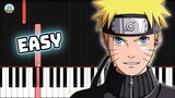 Naruto Shippuden OP 5 - "Hotaru no Hikari" - EASY Piano Tutorial & Sheet Music