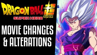 Dragon Ball Super Super Hero Movie Changes