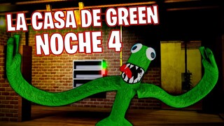 ¡NOCHE 4! capítulo (GREENS HOUSE!?) 😱 Rainbow Friends ROBLOX