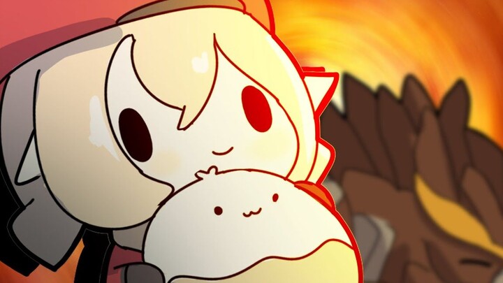 [Genshin Impact Foreign Website] Foreigners made a cute little animation of Klee "Klee fighting mons