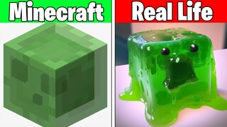 Realistic Minecraft | Real Life vs Minecraft | Realistic Slime, Water, Lava #217