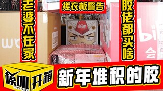 【模叽开箱】老婆不在家系列，模叽新年都买啥胶！