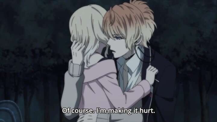 Diabolik Lovers MB | Shu X Yui Bite Scene | English Sub