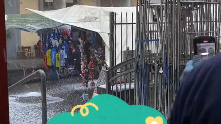 ทะเลเมดิเตอร์เรเนียนก็มีพายุลูกเห็บในเดือนพฤษภาคมได้เช่นกัน