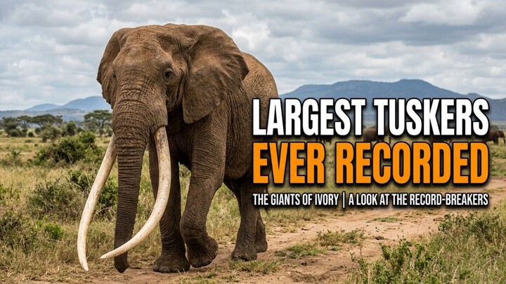 Largest tuskers ever recorded | largest tusker in the world | elephant | Giants of Ivory | 牙最长的象：巨型长