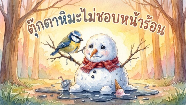 ตุ๊กตาหิมะไม่ชอบหน้าร้อน