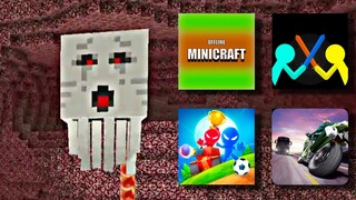 Minicraft Offline & Supreme Duelist & Stickman Party & Traffic Rider (Android Gameplay Compilation)