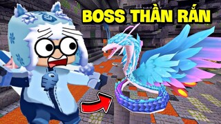 MEOWPEO THỬ THÁCH ĐÁNH BẠI BOSS THẦN RẮN TRONG MINI WORLD*BOSS MỚI PHIÊN BẢN 0.51