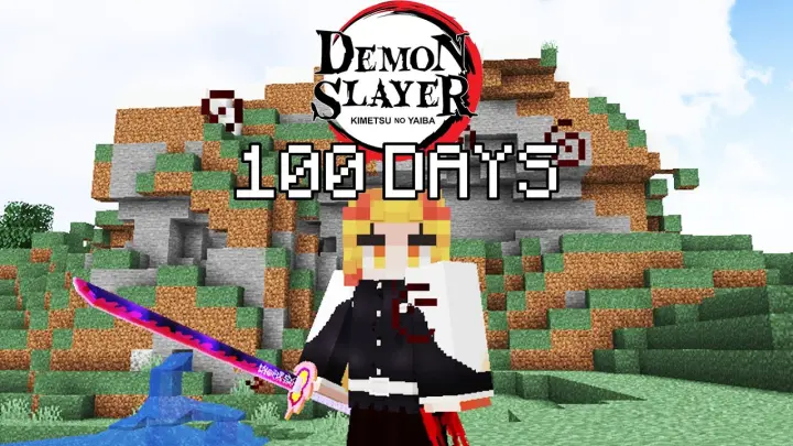 I Played Minecraft Demon Slayer As RENGOKU For 100 DAYS...