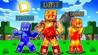 โคตรเจ๋ง!! ถ้าเกิด เรามีพลังวิเศษ "ดินน้ำลมไฟ" ในมายคราฟ !?? - Minecraft