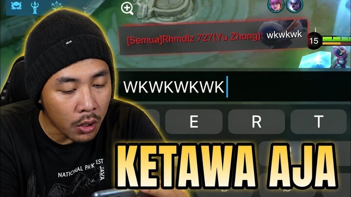DIA KETAWA DWIWOII KETAWAIN BALIK WKWKWK - Mobile Legends