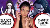 Demon Slayer Daki Cosplay Makeup Tutorial | South African YouTuber