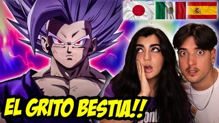 ESPAÑOLES REACCIONAN A DOBLAJE LATINO💥GOHAN SE TRANSFORMA EN MODO BESTIA💥🔥CELL MAX VS GOHAN BESTIA🔥