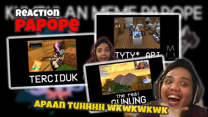 REACT PAPOPE SANS & BPK.. TERCIDUK NGEGAYMING WKWKWK