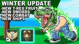 THEY ANNOUNCED THE T-REX FRUIT! Blox Fruits Winter Update