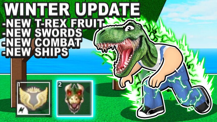 THEY ANNOUNCED THE T-REX FRUIT! Blox Fruits Winter Update