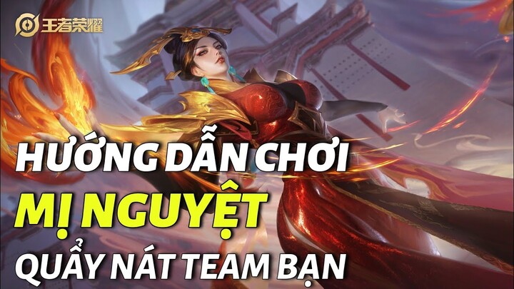 [ Vương Giả Vinh Diệu ] Hướng dẫn chơi Mị Nguyệt đi top quẩy nát đội hình team địch