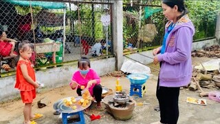 Lần đầu tiên Nàng Út Ống Tre làm bánh bông Lan  bán không ngờ khách mua hết sạch || Nàng Út Ống Tre