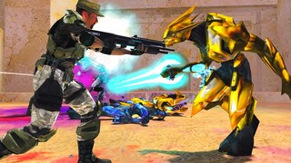 Halo 3 Marines VS. Halo 1 Elites