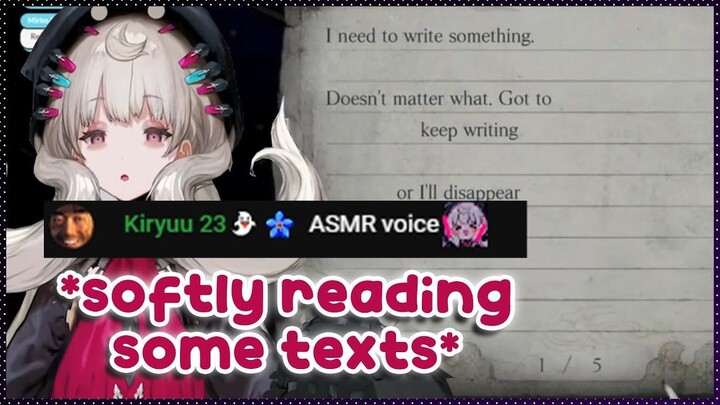 Rare Footage of Reimu's Soft Voice like ASMR [Nijisanji EN Vtuber Clip]