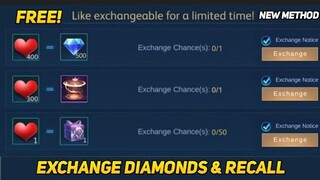 EXCHANGE HEART IN DIAMONDS AND RECALL FIRE CROWN! 2021 NEW EVENT | Mobile Legends