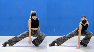 左边动作对膝盖不太友好，推荐大家做右边的