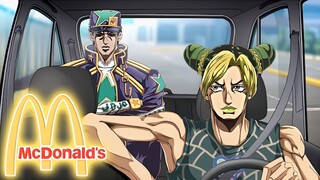 【Chinese translation】Kujo and his daughter's trip to McDonald's (1)