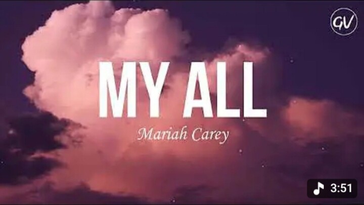 My All - Mariah Carey (Lyrics)