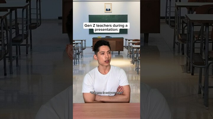 Gen Z teachers during a presentation 🤣🤣 (audio: @biggeminipt2_) #shorts #comedy #genz #relatable