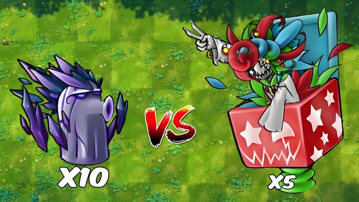 PVZ Fusion 2.3.1 New Plants - All Ultimate Plants x10 vs. New Ultimate Zombies x5 - Who Will Win?