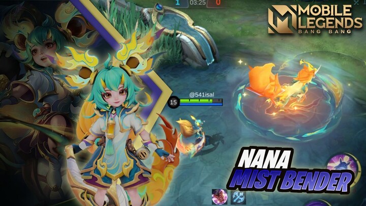 SKIN TERBARU NANA - NANA MIST BENDER [MOBILE LEGENDS BANG BANG]