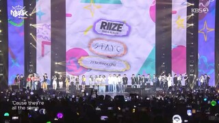 Music Bank in Antwerp Ending + I Don’t Think That I Like Her cover by all groups